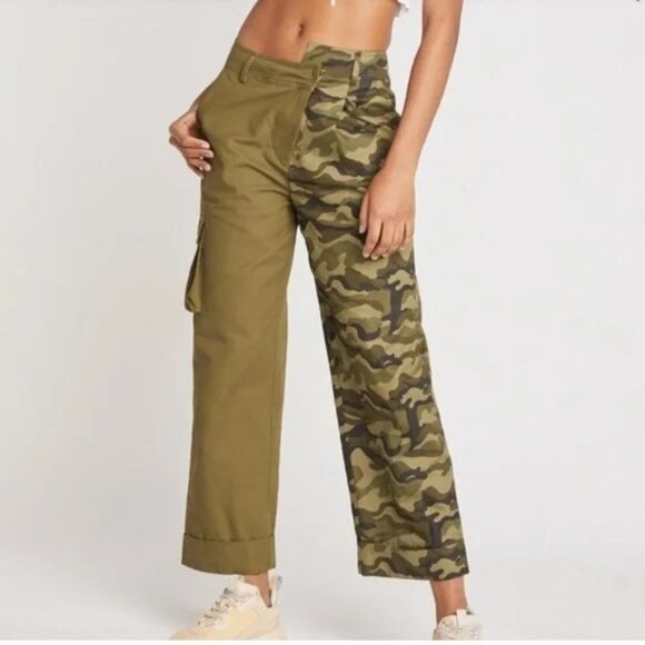 Choosy Day and Night Camo and Olive Pants Size 2 - Picture 1 of 14